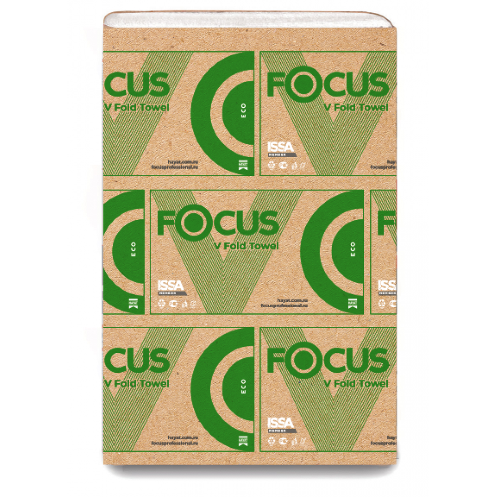 5049976 Focus Eco 23x23x250 V-сложение Бумажные листовые полотенца