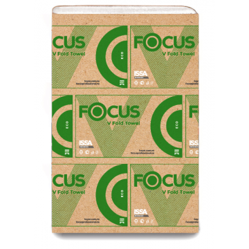 5049975 Focus Eco 23x20,5x200 V-сложение Бумажные листовые полотенца 