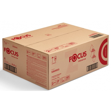 5069955 Focus Premium 24x21,5 Z-сложение Бумажные листовые полотенца