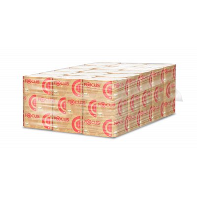 5083740 Focus Premium 23x20,5x200 V-сложение Бумажные листовые полотенца 2 слоя, 200 листов.
