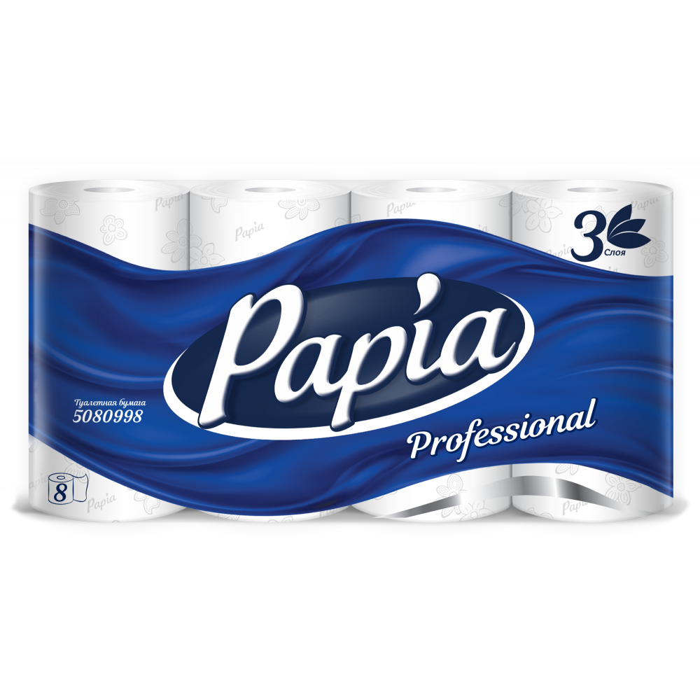 5080998 Papia Professional Туалетная бумага в стандартных рулонах