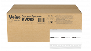 KW208 Бумажные листовые полотенца W-сложение Veiro Professional Comfort