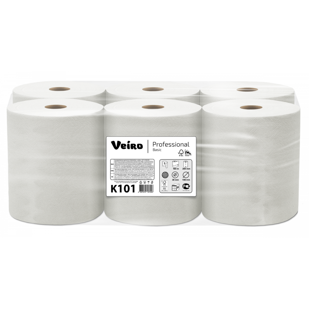 K101 Veiro Professional Basic Бумажные рулонные полотенца