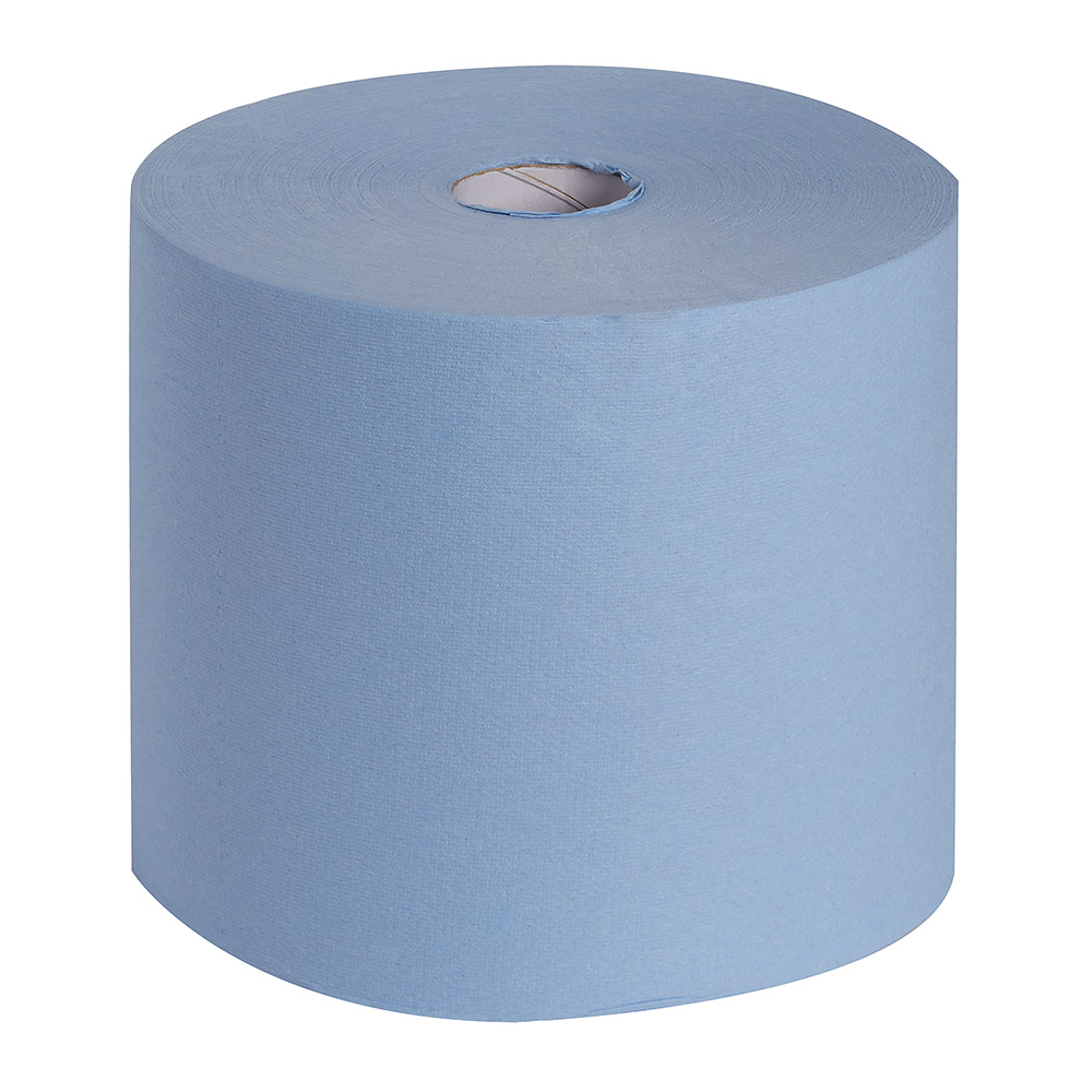 WIPE1 Протирочный материал, синий 2 слоя, р\л: 24*35 см, 350 метров.