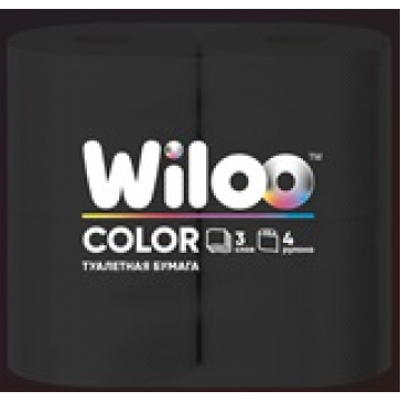 Wiloo T320Ч Черная туалетная бумага в стандартных рулонах 