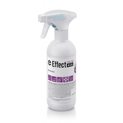 416 Effect DELTA 0,5л универс. ср-во дегризер (ген. уборка, для кожи - с осторожностью)) 500мл 1/12
