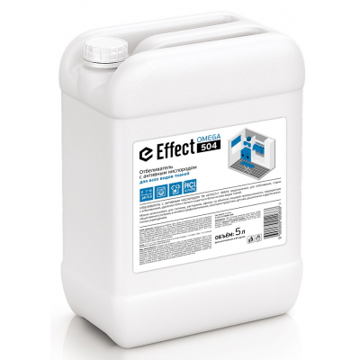 504 Effect OMEGA 5л отбеливатель для белого и цветного (без хлора) 5л 1/2